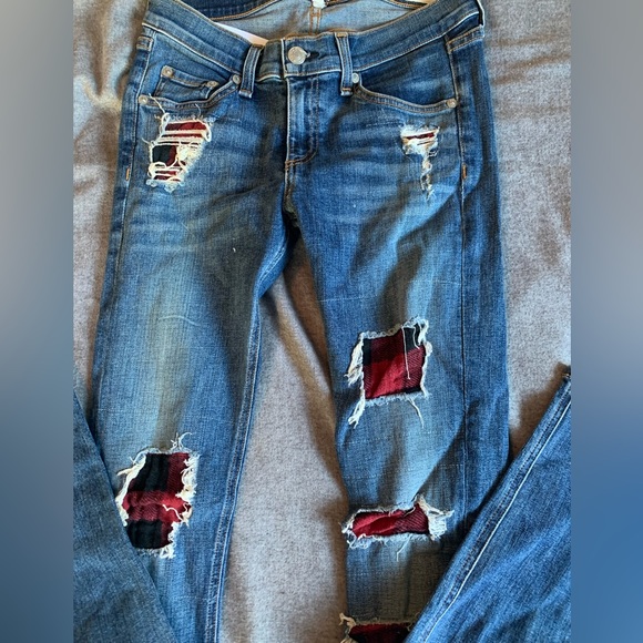 Rag & Bone Patch Hole Jeans - Picture 3 of 6